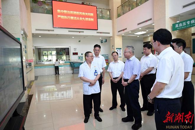 沈晓明在常德检查督导学习教育开展情况