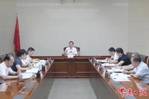 周振宇主持召开自然资源规划工作专题会议