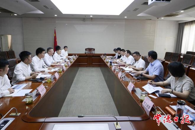 周振宇会见华为公司湖南总经理詹德生一行