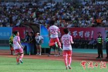 “湘超”常德队首战告捷 4:3战胜郴州队