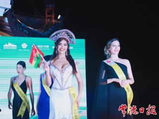 【摄影报道】世界旅游小姐比基尼前瞻秀在柳叶湖举行