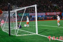 “湘超”常德队主场迎战邵阳队精彩瞬间