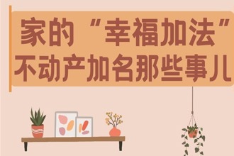 【长图】家的“幸福加法”不动产加名那些事儿