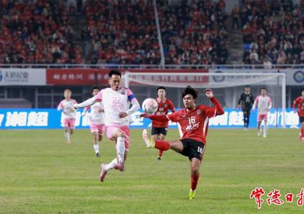 惜败！“湘超”常德队0∶1憾负株洲队