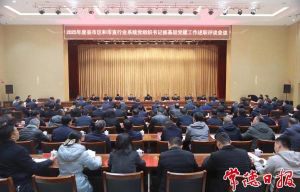 罗毅君主持召开2025年度县市区和市直行业系统党组织书记抓基层党建工作述职评议会议