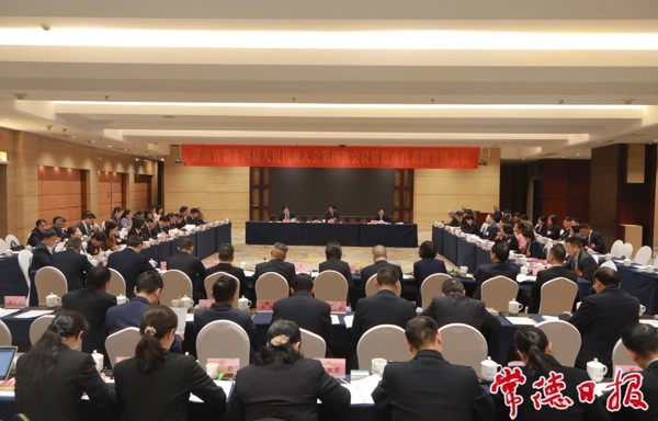 常德代表团集中审议省高级人民法院、省人民检察院工作报告