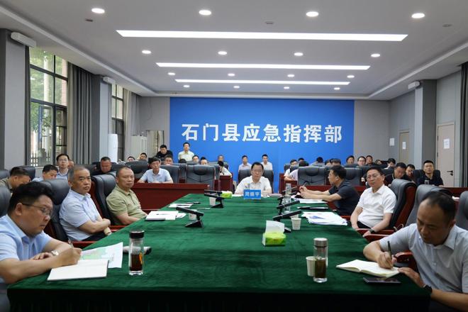 周振宇赴石门县督导防汛抗灾工作