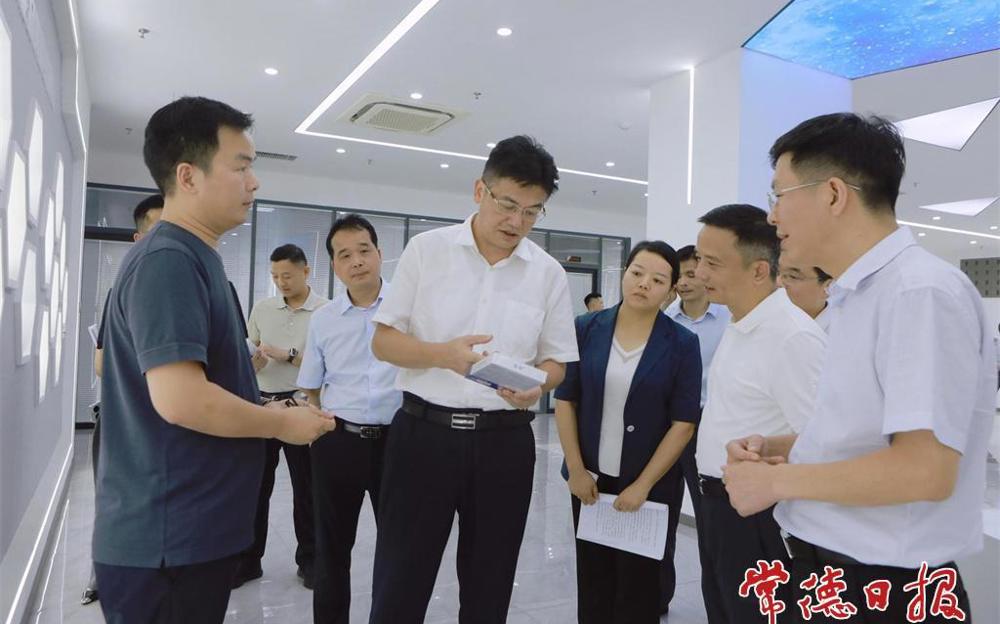 罗毅君在常德高新区调研