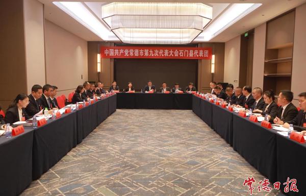 罗毅君参加代表团讨论