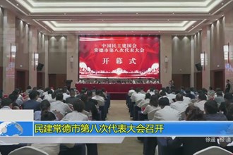 民建常德市第八次代表大会召开