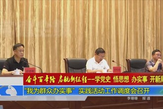 “我为群众办实事”实践活动工作调度会召开