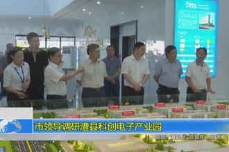 市领导调研澧县科创电子产业园