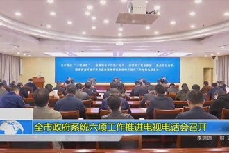 常德市政府系统六项工作推进电视电话会召开