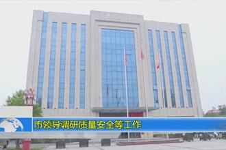 市领导调研质量安全等工作