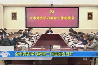 全市党史学习教育工作座谈会召开