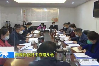 市政协召开工作碰头会