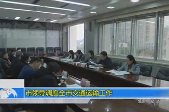 市领导调度全市交通运输工作