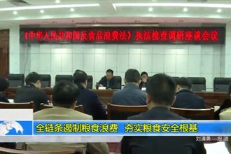 全链条遏制粮食浪费 夯实粮食安全根基