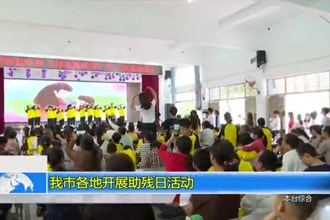 常德市各地开展助残日活动