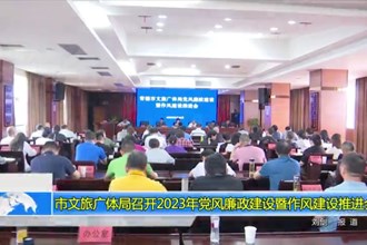 常德市文旅广体局召开2023年党风廉政建设暨作风建设推进会