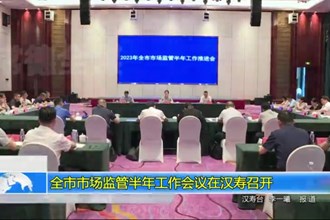 常德市市场监管半年工作会议在汉寿召开
