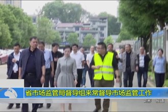 省市场监管局督导组来常督导市场监管工作