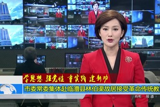 常德市委常委集体赴临澧县林伯渠故居接受革命传统教育