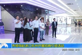 市领导赴浙江杭州开展招商引资活动