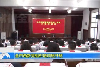 常德市两新党组织培训班开班