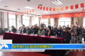 常德市举行公益项目捐赠仪式