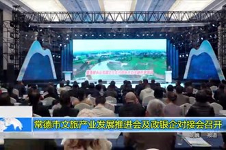 常德市文旅产业发展推进会及政银企对接会召开