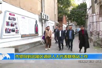 市领导到武陵区调研人大代表联络站工作