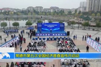 常德市第五次全国经济普查宣传月启动仪式在汉寿举行