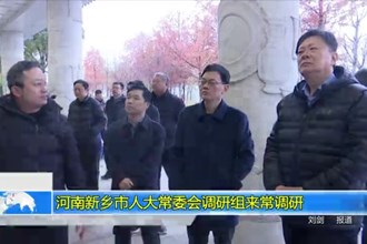 河南新乡市人大常委会调研组来常调研