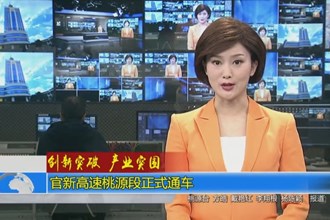 官新高速桃源段正式通车