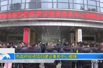 常德市政府投资项目建设事务中心正式揭牌