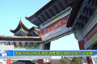 周振宇前往桃花源旅游管理区调研文旅产业发展