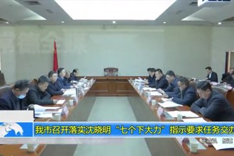 常德市召开落实沈晓明“七个下大力”指示要求任务交办会