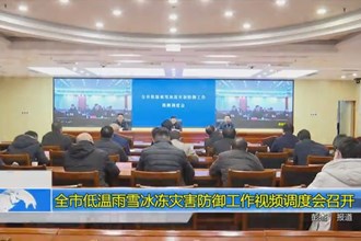 常德市低温雨雪冰冻灾害防御工作视频调度会召开
