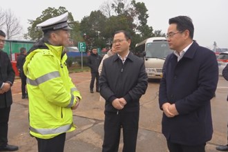 周振宇督导检查低温雨雪冰冻灾害防范应对工作