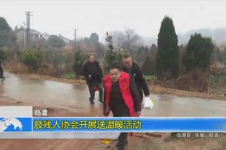 临澧县肢残人协会开展送温暖活动