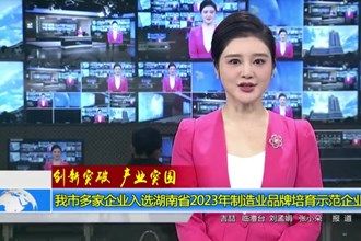 常德市多家企业入选湖南省2023年制造业品牌培育示范企业