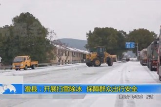 澧县：开展扫雪除冰 保障群众出行安全