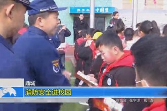 鼎城： 消防安全进校园