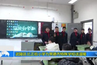北正街小学走进常德市特殊学校送温暖