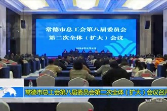 常德市总工会第八届委员会第二次全体（扩大）会议召开