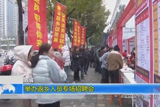 鼎城：举办返乡人员专场招聘会