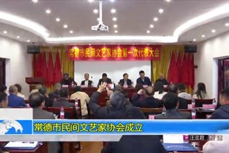 常德市民间文艺家协会成立