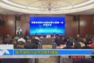 我市保险行业协会顺利换届