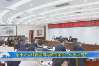 全市人大综合调研与新闻舆论工作会议召开